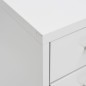 Schedario Mobile Grigio 28x41x109 cm in Metallo