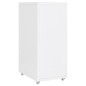Schedario Mobile Bianco 28x41x69 cm in Metallo Schedario Mobile Bianco 28x41x69 cm in Metallo