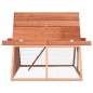 vidaXL Conigliera 152x127x109,5 cm in Legno Massello di Abete vidaXL Conigliera 152x127x109,5 cm in Legno Massello di Abete