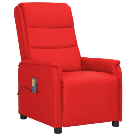 Poltrona Alzapersona Rosso in Similpelle