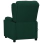Poltrona Alzapersona Massaggiante Verde Scuro Tessuto