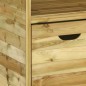 Strandkorb con Cassetto 112x60x168 cm in Legno Massello di Pino Strandkorb con Cassetto 112x60x168 cm in Legno Massello di Pino