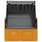 Strandkorb Tettoria Polyrattan Legno Massello Nero e Antracite Strandkorb Tettoria Polyrattan Legno Massello Nero e Antracite