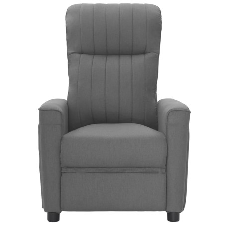 Poltrona Massaggiante in Tessuto Grigio Chiaro
