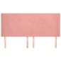 Testiera ad Orecchio Rosa 163x16x118/128 cm in Velluto Testiera ad Orecchio Rosa 163x16x118/128 cm in Velluto