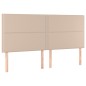 Testiere 4 pz Cappuccino 100x5x78/88 cm in Similpelle Testiere 4 pz Cappuccino 100x5x78/88 cm in Similpelle