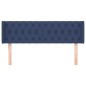 Testiera ad Orecchio Blu 163x16x78/88cm in Tessuto Testiera ad Orecchio Blu 163x16x78/88cm in Tessuto