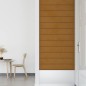 Pannelli Murali 12 pz Marroni 90x15 cm Velluto 1,62 m² Pannelli Murali 12 pz Marroni 90x15 cm Velluto 1,62 m²