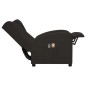 Poltrona Wing Back Elettrica Massaggiante Nera in Similpelle