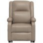 Poltrona Alzapersona Cappuccino Similpelle
