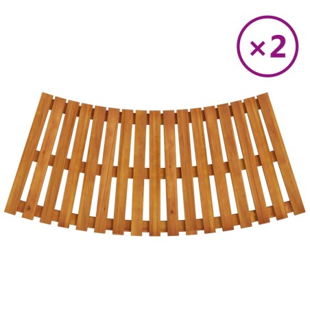 vidaXL Passaggi per Spa 2 pz in Legno Massello di Acacia