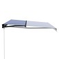 Tenda da Sole Retrattile Manuale 400x300 cm Blu e Bianca Tenda da Sole Retrattile Manuale 400x300 cm Blu e Bianca