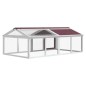 Box per Animali Moka 200x112,5x74 cm in Legno Massello di Pino Box per Animali Moka 200x112,5x74 cm in Legno Massello di Pino