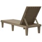 Lettini 2 pz Marrone Chiaro 155x58x83 cm in Polipropilene Lettini 2 pz Marrone Chiaro 155x58x83 cm in Polipropilene