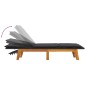 Set Mobili da Giardino 3 pz Polyrattan e Legno Massello Acacia Set Mobili da Giardino 3 pz Polyrattan e Legno Massello Acacia
