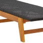 vidaXL Set Mobili da Giardino 3 pz Polyrattan e Legno Massello Acacia vidaXL Set Mobili da Giardino 3 pz Polyrattan e Legno Massello Acacia
