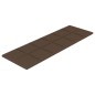 Pannelli Murali 12 pz Marroni 90x30 cm in Tessuto 3,24 m² Pannelli Murali 12 pz Marroni 90x30 cm in Tessuto 3,24 m²