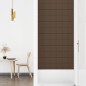 Pannelli Murali 12 pz Marroni 90x30 cm in Tessuto 3,24 m² Pannelli Murali 12 pz Marroni 90x30 cm in Tessuto 3,24 m²