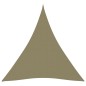 Parasole a Vela Oxford Triangolare 4x5x5 m Beige