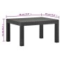 vidaXL Set Divani da Giardino 3 pz con Cuscini in Rattan PP Antracite vidaXL Set Divani da Giardino 3 pz con Cuscini in Rattan PP Antracite
