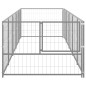 Gabbia per Cani Argento 5 m² in Acciaio Gabbia per Cani Argento 5 m² in Acciaio