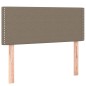 Testiera Tortora 100x5x78/88 cm in Tessuto Testiera Tortora 100x5x78/88 cm in Tessuto