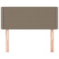 Testiera Tortora 100x5x78/88 cm in Tessuto Testiera Tortora 100x5x78/88 cm in Tessuto