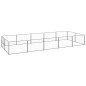 vidaXL Gabbia per Cani Argento 10 m² in Acciaio vidaXL Gabbia per Cani Argento 10 m² in Acciaio