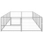 vidaXL Gabbia per Cani Argento 10 m² in Acciaio vidaXL Gabbia per Cani Argento 10 m² in Acciaio
