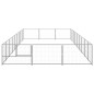 Gabbia per Cani Argento 27 m² in Acciaio Gabbia per Cani Argento 27 m² in Acciaio
