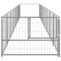 Gabbia per Cani Argento 8 m² in Acciaio Gabbia per Cani Argento 8 m² in Acciaio