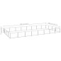 vidaXL Gabbia per Cani Argento 32 m² in Acciaio vidaXL Gabbia per Cani Argento 32 m² in Acciaio