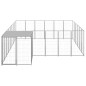 Gabbia per Cani Argento 12,1 m² in Acciaio Gabbia per Cani Argento 12,1 m² in Acciaio