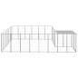 Gabbia per Cani Argento 12,1 m² in Acciaio Gabbia per Cani Argento 12,1 m² in Acciaio