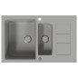 Lavello Cucina Doppio Bacino Grigio Granito Lavello Cucina Doppio Bacino Grigio Granito