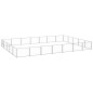 Gabbia per Cani Argento 35 m² in Acciaio Gabbia per Cani Argento 35 m² in Acciaio