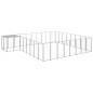 Gabbia per Cani Argento 20,57 m² in Acciaio Gabbia per Cani Argento 20,57 m² in Acciaio