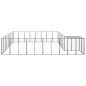 Gabbia per Cani Argento 20,57 m² in Acciaio Gabbia per Cani Argento 20,57 m² in Acciaio