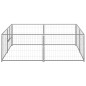 Gabbia per Cani Argento 4 m² in Acciaio Gabbia per Cani Argento 4 m² in Acciaio