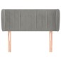 vidaXL Testiera ad Orecchio Grigio Chiaro 83x23x78/88 cm in Velluto vidaXL Testiera ad Orecchio Grigio Chiaro 83x23x78/88 cm in Velluto