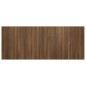 Testiera Letto con Armadietti Rovere Marrone Legno Multistrato Testiera Letto con Armadietti Rovere Marrone Legno Multistrato