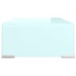 vidaXL Supporto TV / Rialzo Monitor in Vetro Verde 40x25x11 cm vidaXL Supporto TV / Rialzo Monitor in Vetro Verde 40x25x11 cm