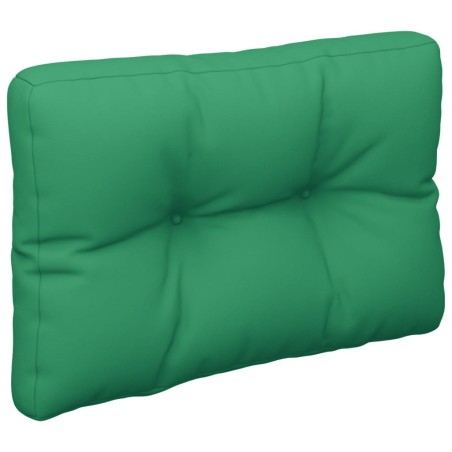 Cuscino per Pallet Verde 60x40x12 cm in Tessuto