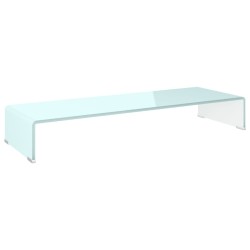 Supporto TV / Rialzo Monitor in Vetro Verde 90x30x13 cm