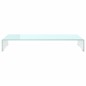 Supporto TV / Rialzo Monitor in Vetro Verde 90x30x13 cm Supporto TV / Rialzo Monitor in Vetro Verde 90x30x13 cm