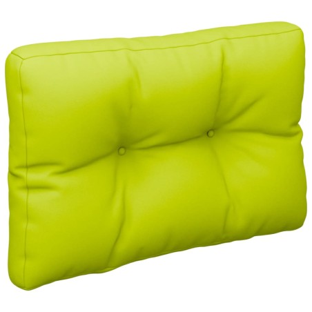 Cuscino per Pallet Verde Brillante 60x40x12 cm in Tessuto