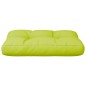Cuscino per Pallet Verde Brillante 60x40x12 cm in Tessuto