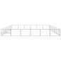 vidaXL Gabbia per Cani Argento 54 m² in Acciaio vidaXL Gabbia per Cani Argento 54 m² in Acciaio