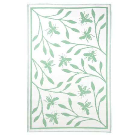 Esschert Design Tappeto da Esterno 182x122 cm Stampa con Api