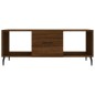Tavolino Salotto Rovere Marrone 102x50x40 cm Legno Multistrato